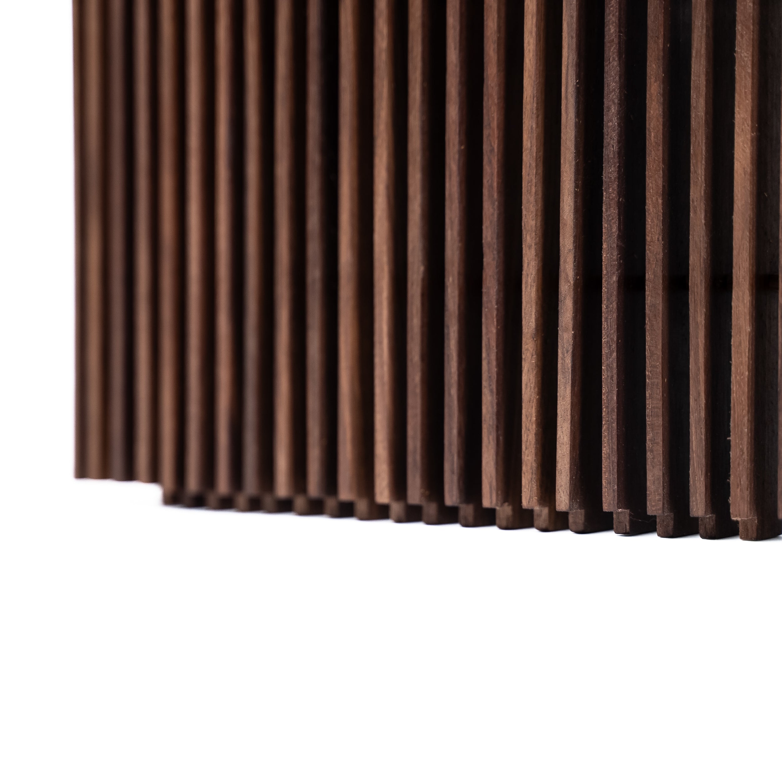 Højtalerskjulere til Display LUNA - Valnød (2 stk)