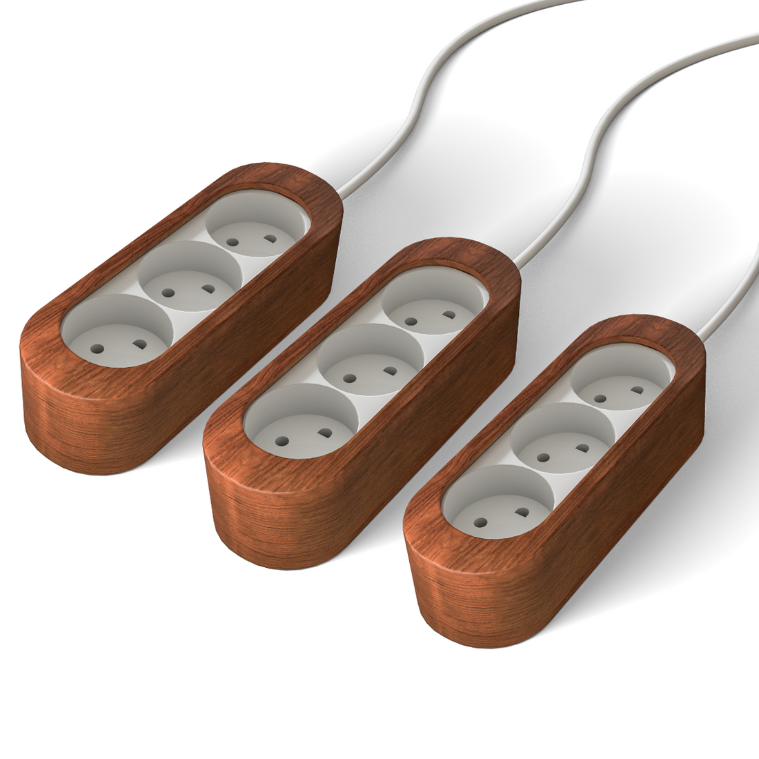 SOCKET - Walnut (3 pack)