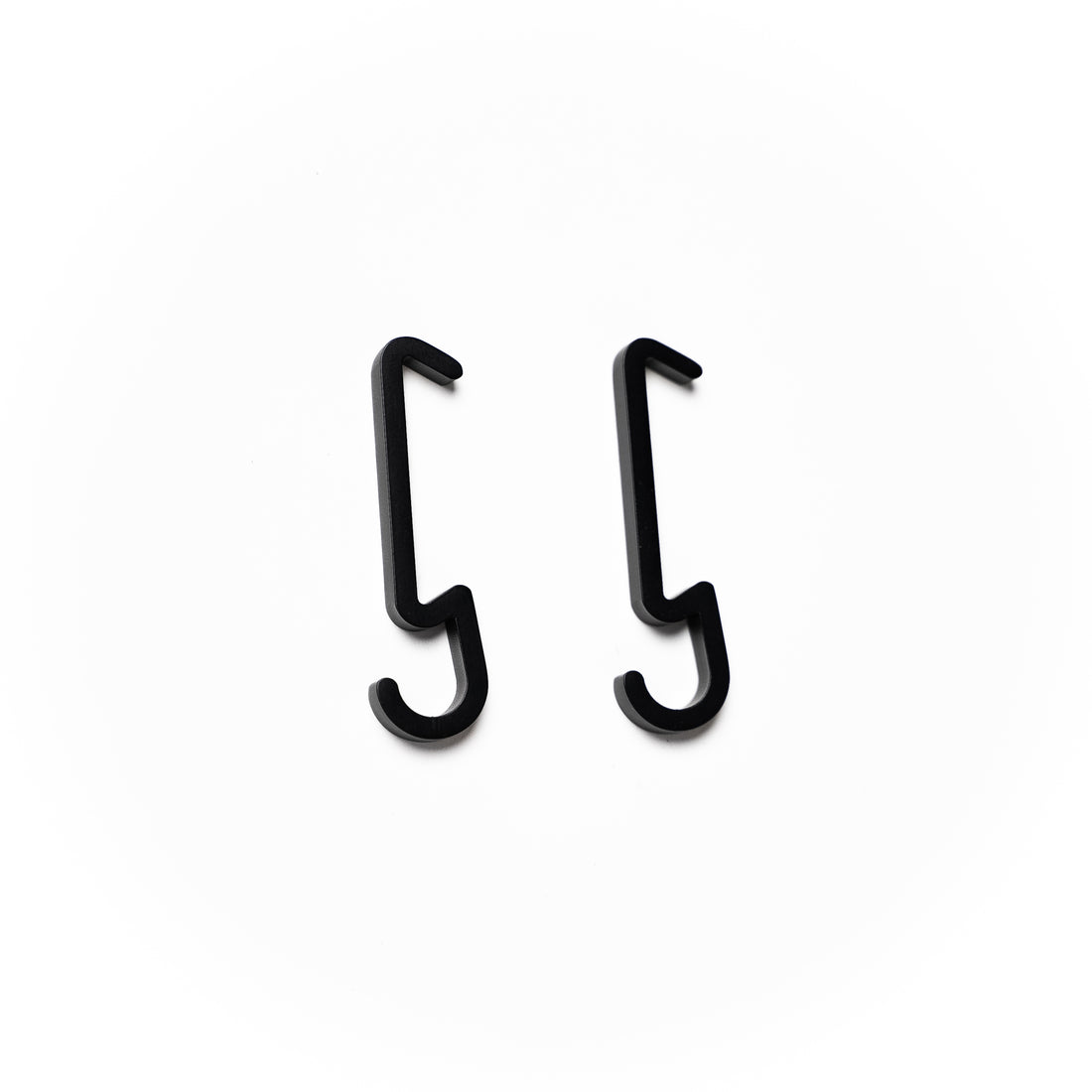 Metal Hook for OTTO – Black (Set of 2)