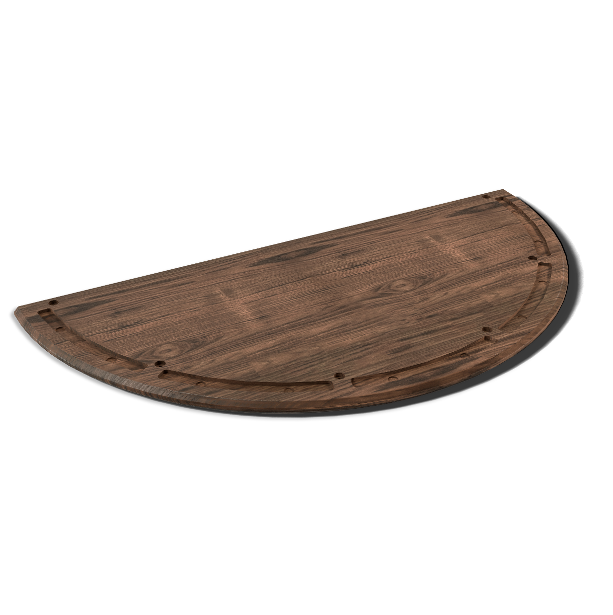 Intermediate plate for Display LUNA - Walnut