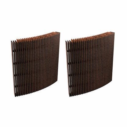 Luidsprekerhoezen voor Display LUNA - Walnoot (2 stuks)